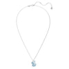 Swar*vski -Swan pendant Swan, Medium, Blue, Rhodium plated-5660594